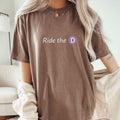 "LA Metro Ride the Line" T-Shirt – Retro Transit Graphic Tee, Unisex Cotton Shirt