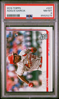 Graded 2019 Topps Adolis Garcia #227 Rookie RC Baseball Card PSA 8 Near Mint
