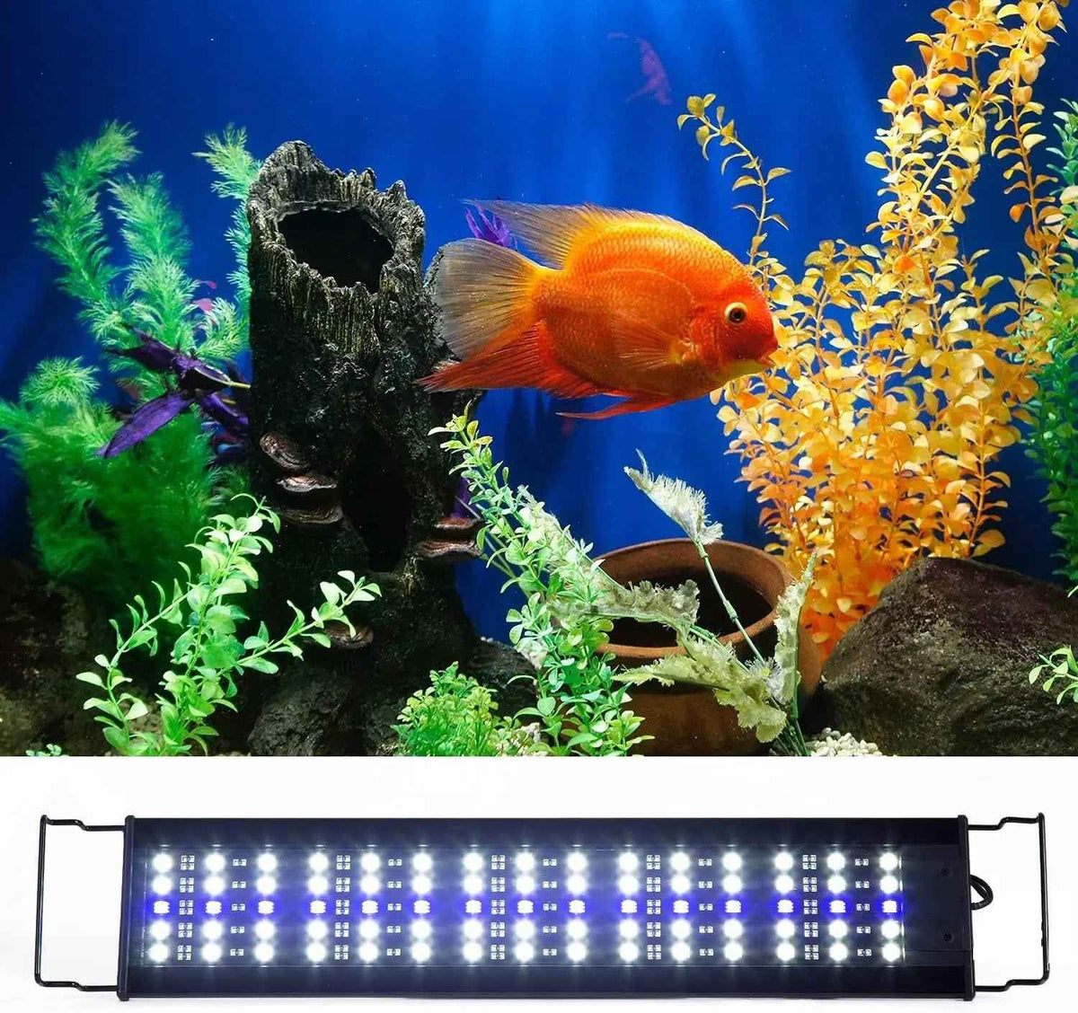 15W LED Terrarium Light with 3 Day/Night Modes for Reptiles