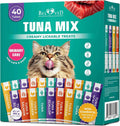Lickable Cat Treats, Tuna Mix 40 Sticks with Urinary Care
