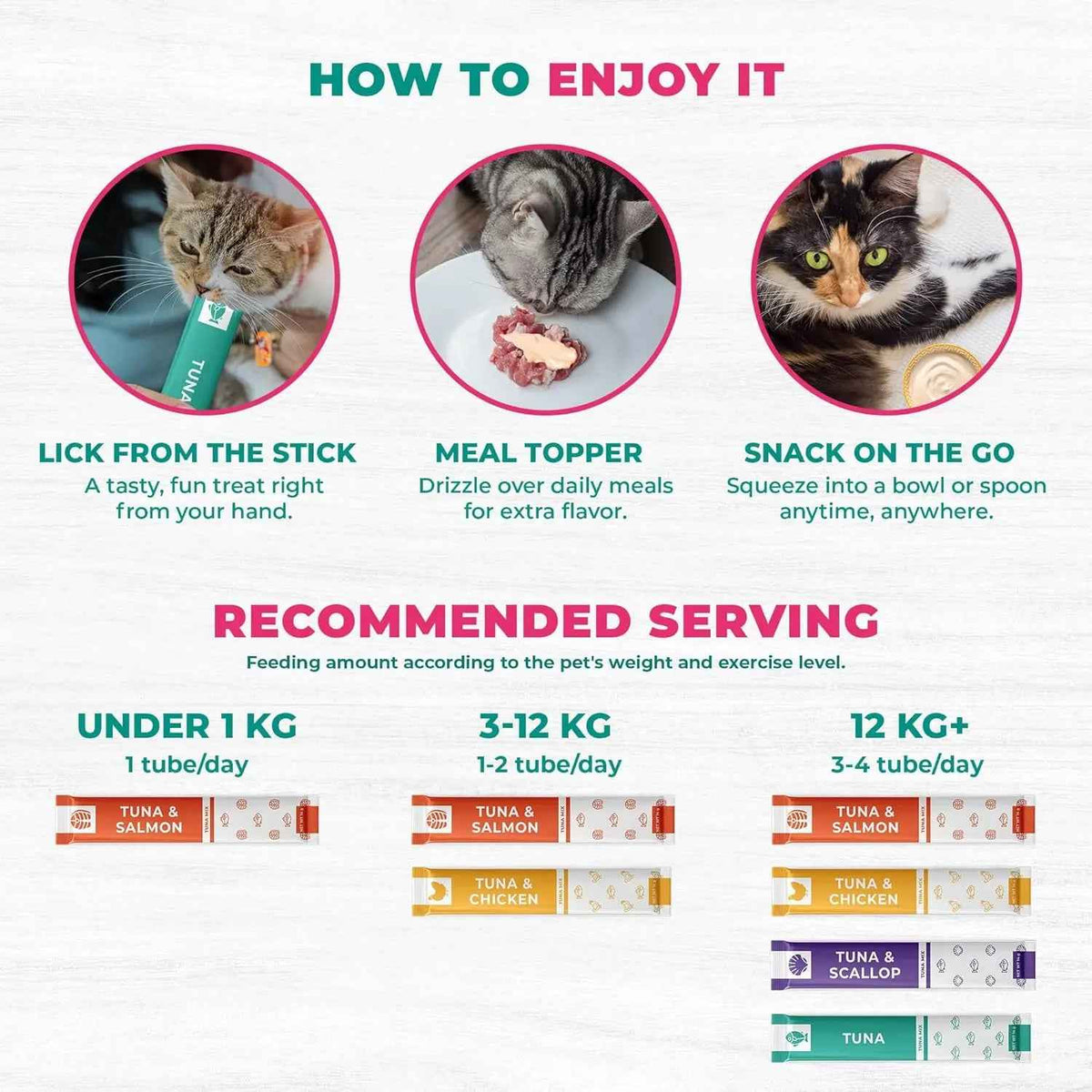 Lickable Cat Treats, Tuna Mix 40 Sticks with Urinary Care