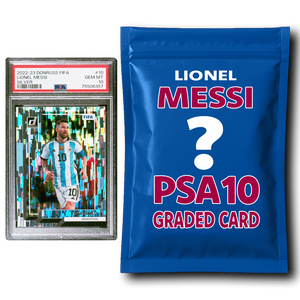 Lionel Messi PSA 10 Graded Card Mystery Pack