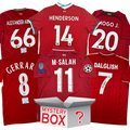 Liverpool F.C. Autographed/Signed Soccer Jersey Mystery Box with PSA JSA or Beckett COA
