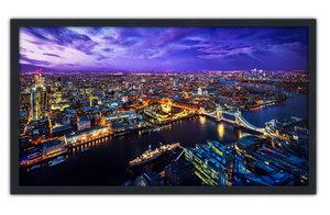 Professionally Framed Lodon England Skyline High-Resolution Panoramic Photo 12x22 Wall Art