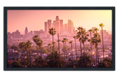 Professionally Framed Los Angeles California Skyline High-Resolution Panoramic Photo 12x22 Wall Art