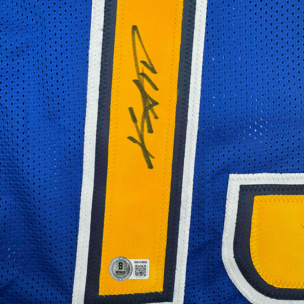 Autographed/Signed Keenan Allen Los Angeles LA Color Rush Blue Football Jersey Beckett BAS COA