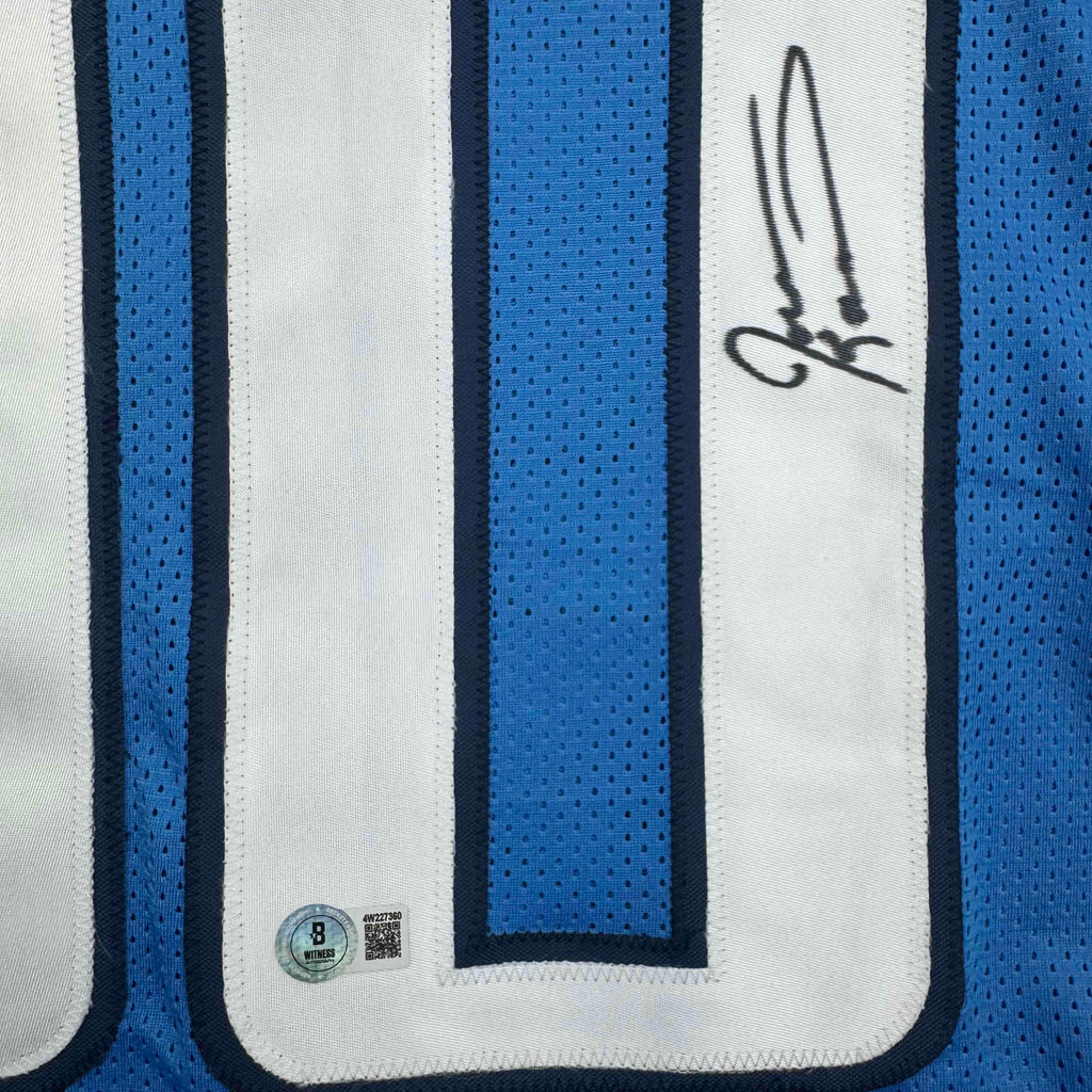 Autographed/Signed Jevon Kearse Tennessee Powder Blue Football Jersey JSA COA