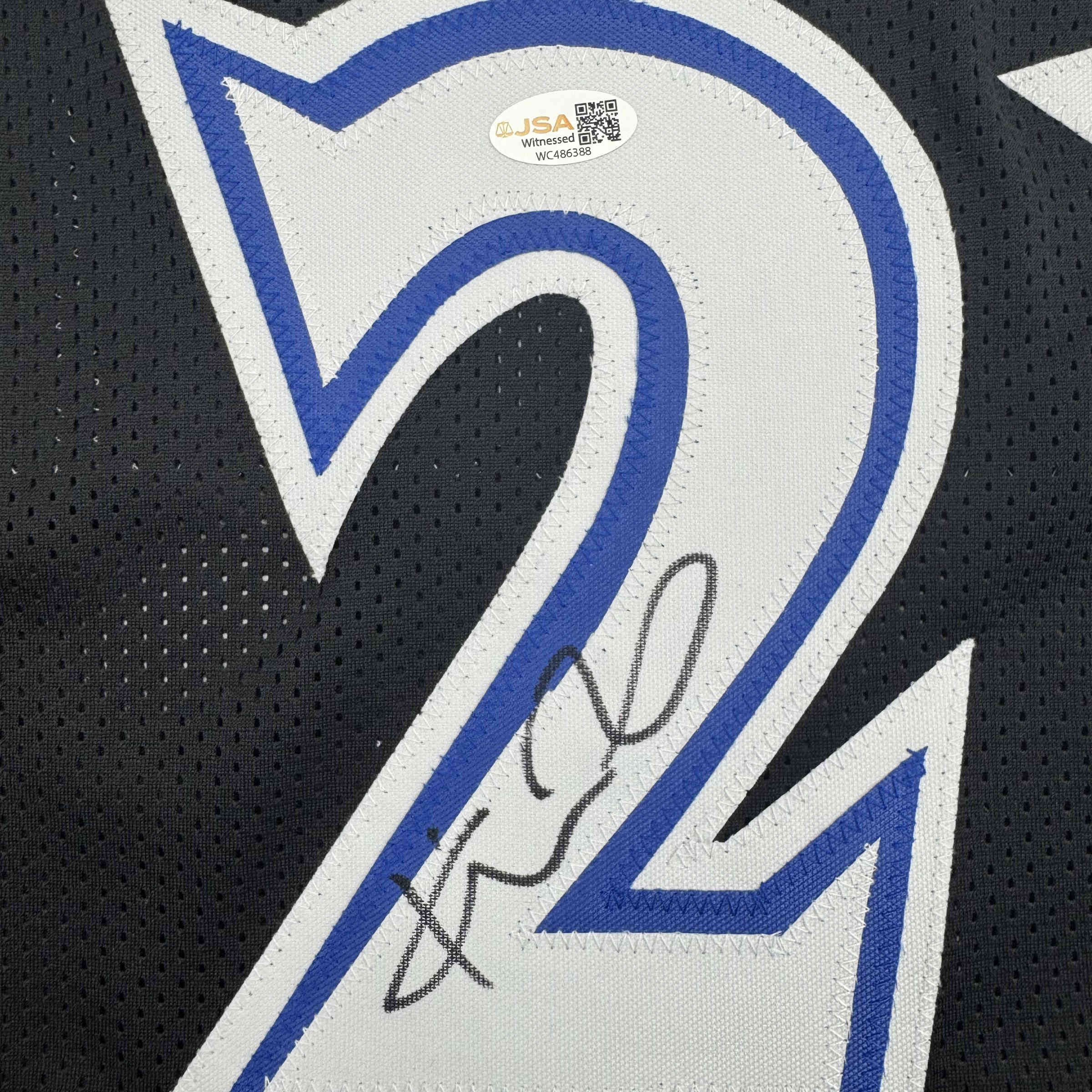 Autographed/Signed Kevin Garnett Minnesota Black Basketball Jersey Beckett BAS COA