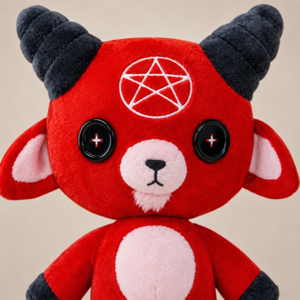 Lucibaa Demon Goat Plushie – 10-Inch Collectible
