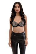 Steel Siren Studded Bralette