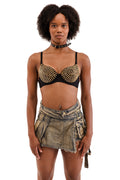 24k Fever Studded Bralette