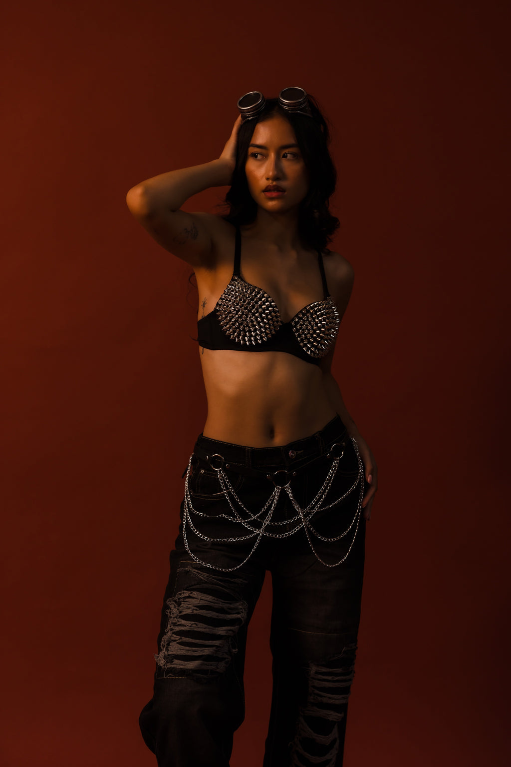 Steel Siren Studded Bralette
