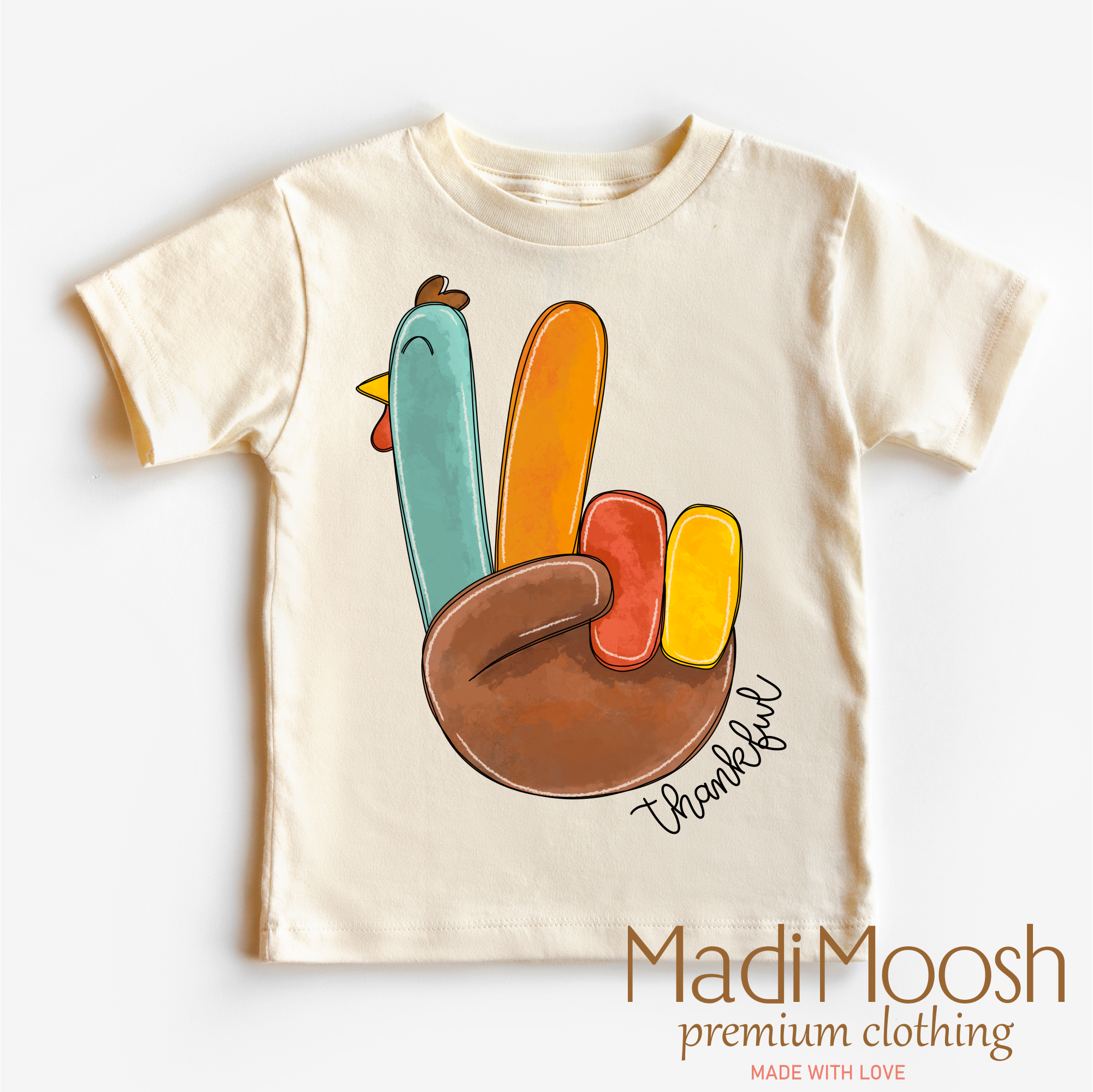 Thankful Turkey Thanksgiving Shirt - Thanksgiving Tee