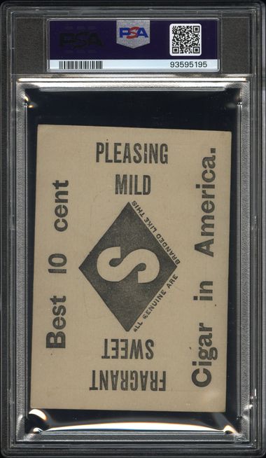 Graded 1889 N526 Diamond S Cigars M.J. Madden Baseball Tobacco Card PSA AUTHENTIC
