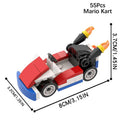 Mario Kart Red Super Mario Brothers Lego Compatible Minifigure Toys