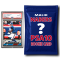 Malik Nabers PSA 10 Graded Football Rookie Card Mystery Pack