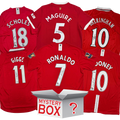 Manchester United Autographed/Signed Soccer Jersey Mystery Box with PSA JSA or Beckett COA