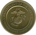 Marine Corps Brass service medallion