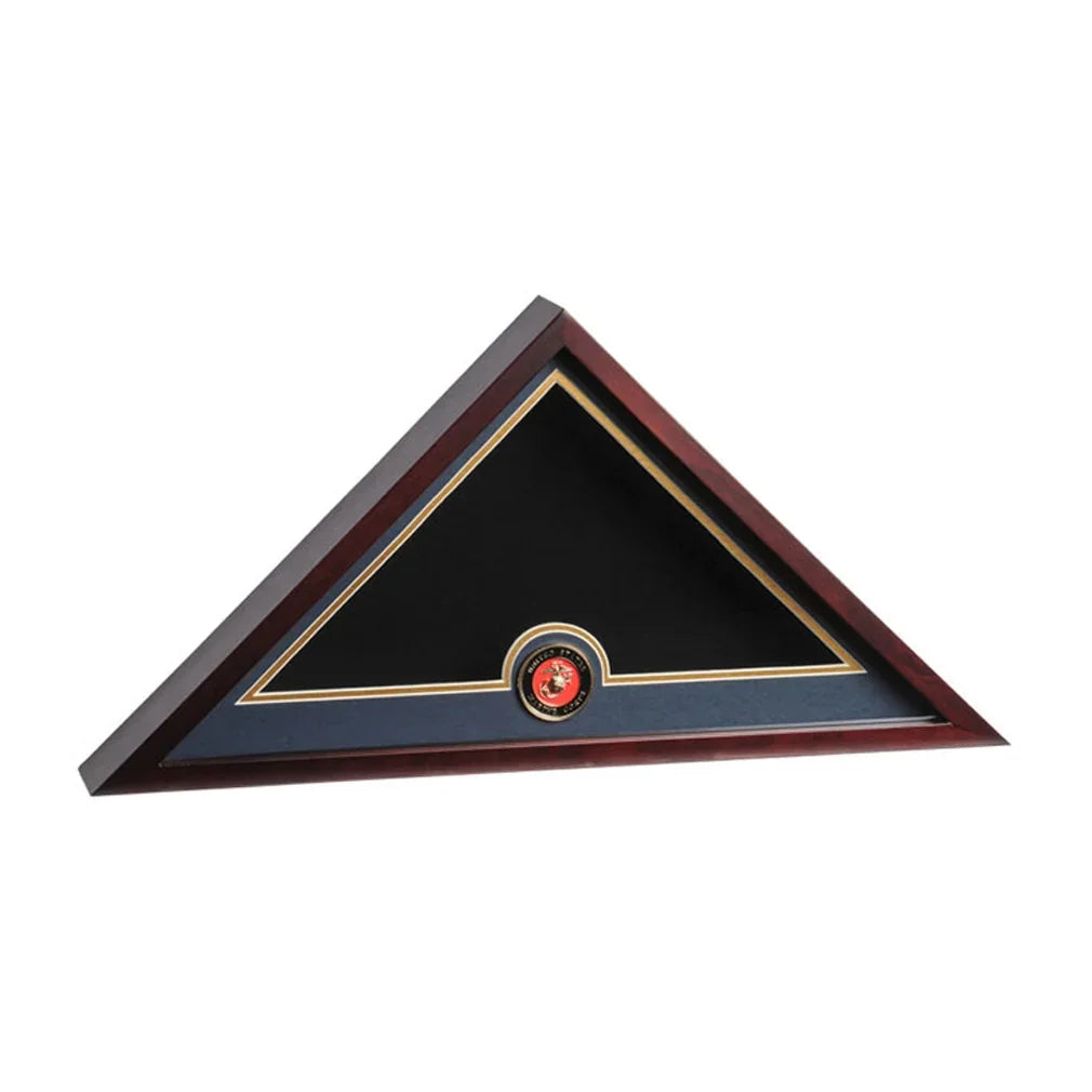 Medallion Flag Display Case, Memorial Flag Display case.