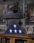 Memorial Flag Case, Burial Flag Boxes comes complete with wall hardware
