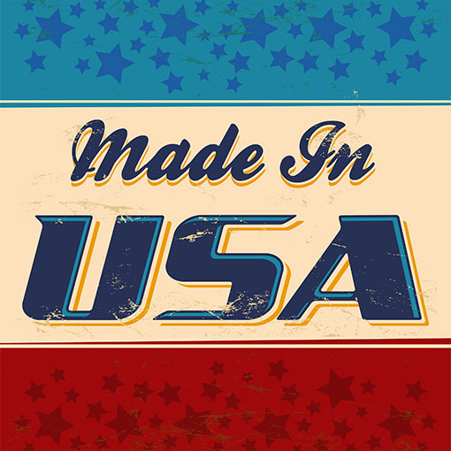 American Flag Case and Medal Display Case With 3' x 5' Flag - Presidential