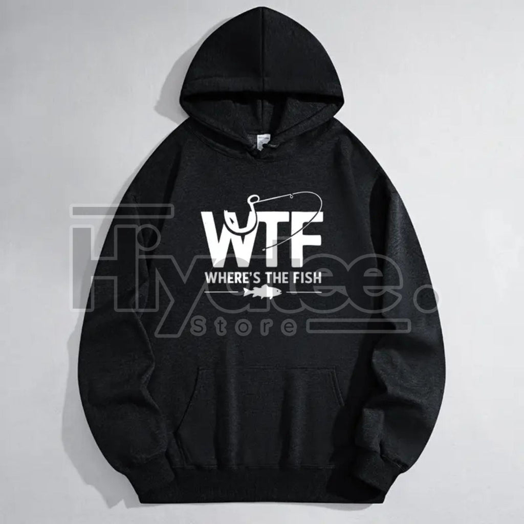 Men's Funny Fishing Graphic Hoodie