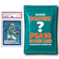 Miami Dolphins PSA 10 Graded Rookie Card Mystery Pack