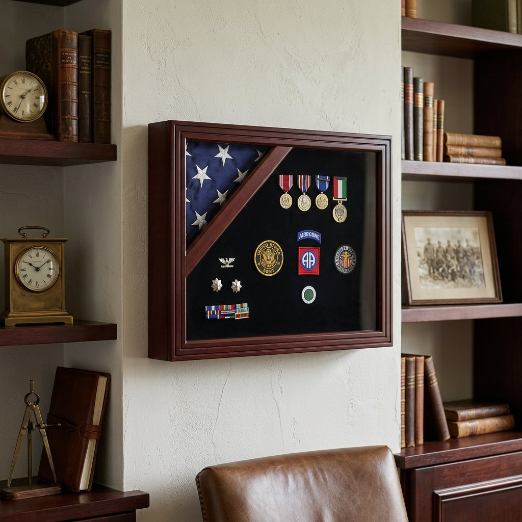 Colonial Classic Shadow Box & Flag Case