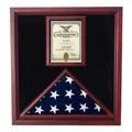 Flag and Document Case - Vertical 8 1/2 x 11 Document, hold a USA 3' x 5' flag