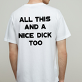 Minimalist "All This" Bold Quote Tee – Sarcastic Men's Graphic Shirt