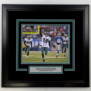 Framed Desean Jackson Miracle at the New Meadowlands Philadelphia Eagles 8x10 Football Photo