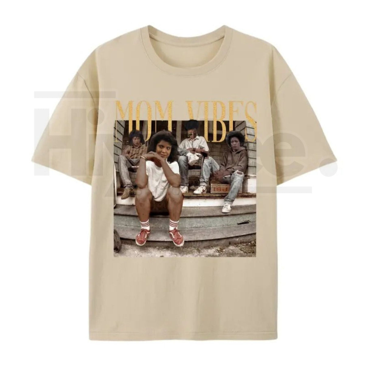 "Mom Vibes" – Vintage 90s Nostalgia Retro Motherhood Graphic Top