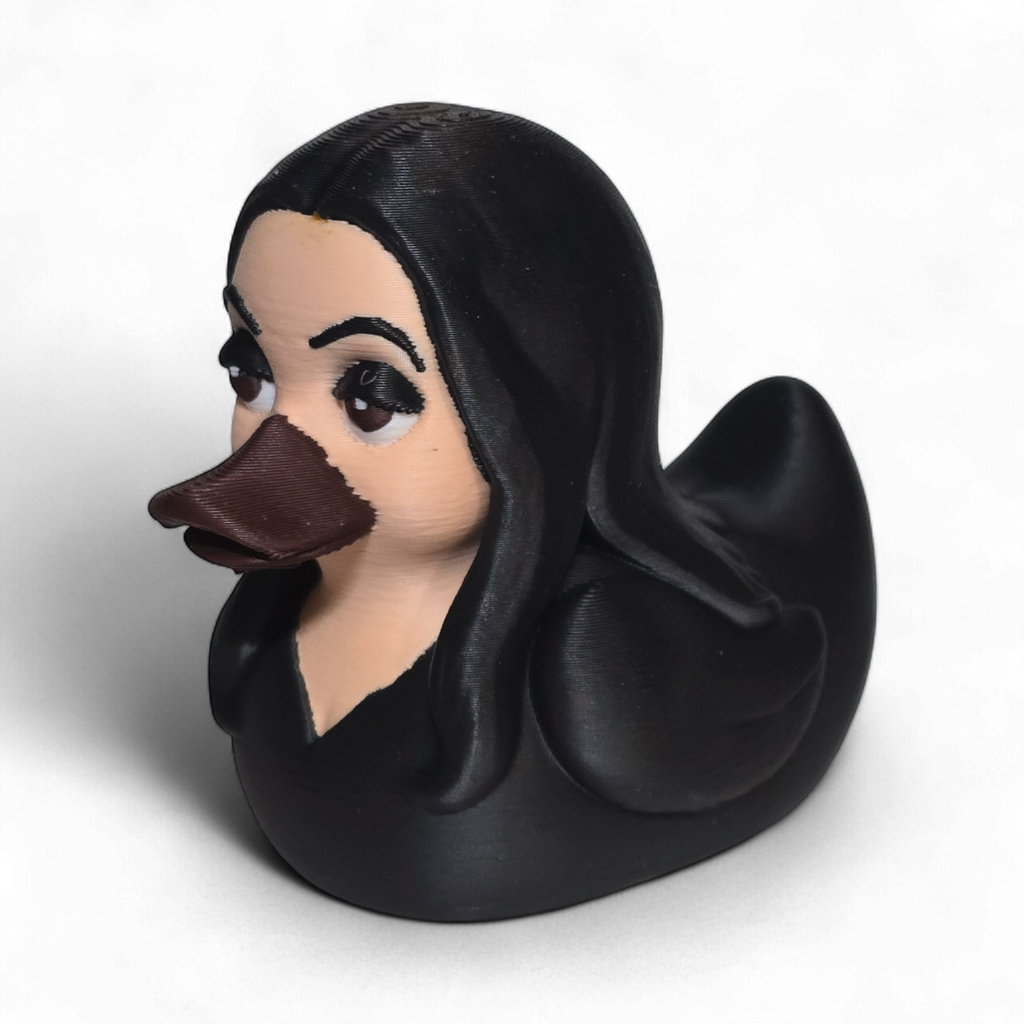Morticia Adams Duck