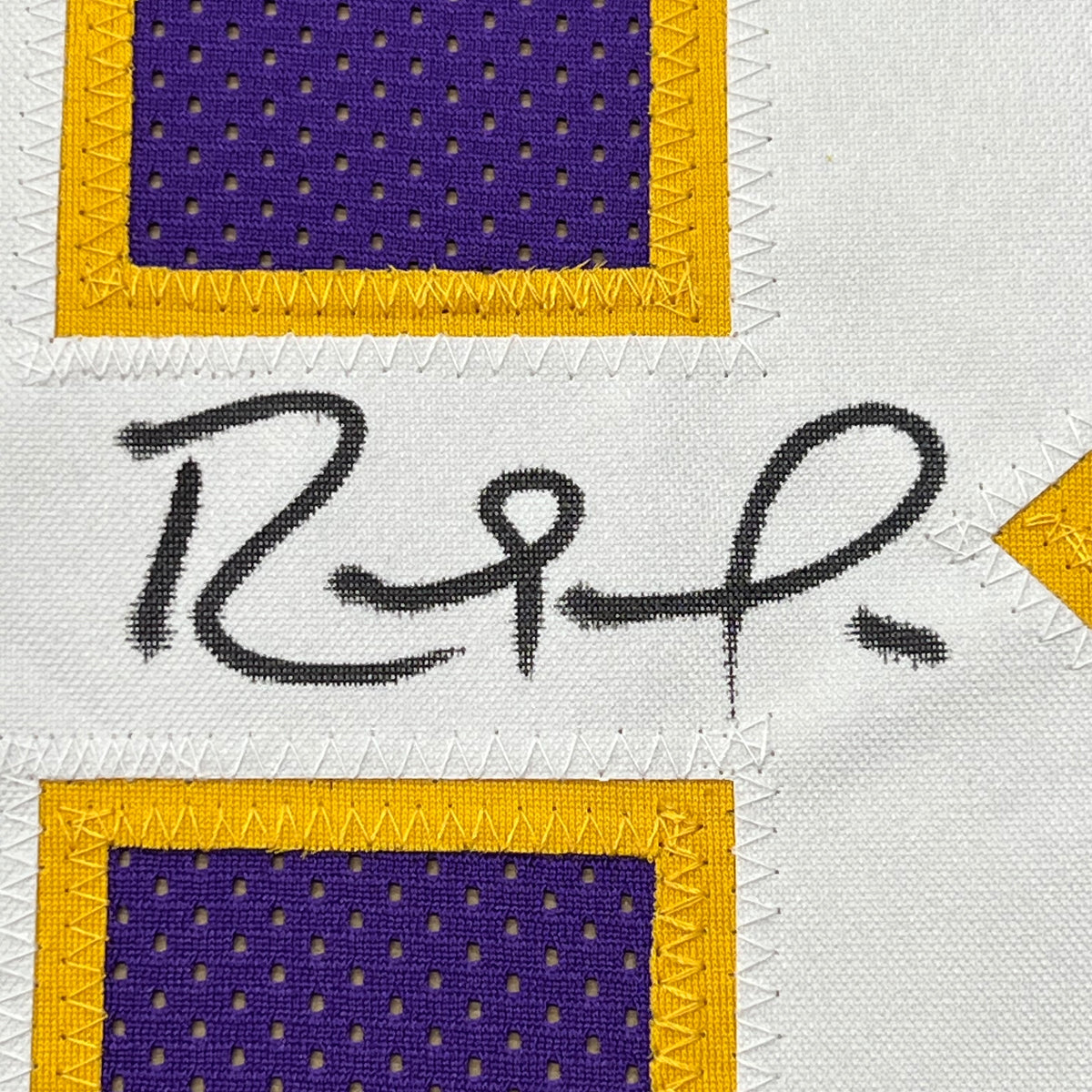Framed Autographed/Signed Randy Moss 35x39 Straight Cash Homie Minnesota Purple Football Jersey JSA COA