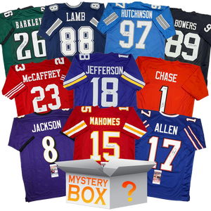 Active Pro Bowler Autographed/Signed Football Jersey Mystery Box with PSA JSA or Beckett COA