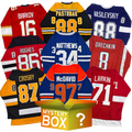 Active Stars Autographed/Signed Hockey Jersey Mystery Box with PSA JSA or Beckett COA