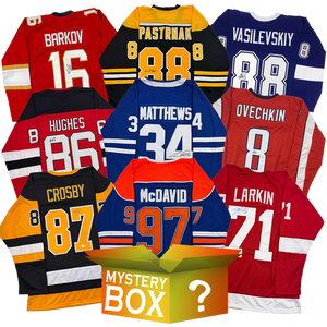 Active Stars Autographed/Signed Hockey Jersey Mystery Box with PSA JSA or Beckett COA
