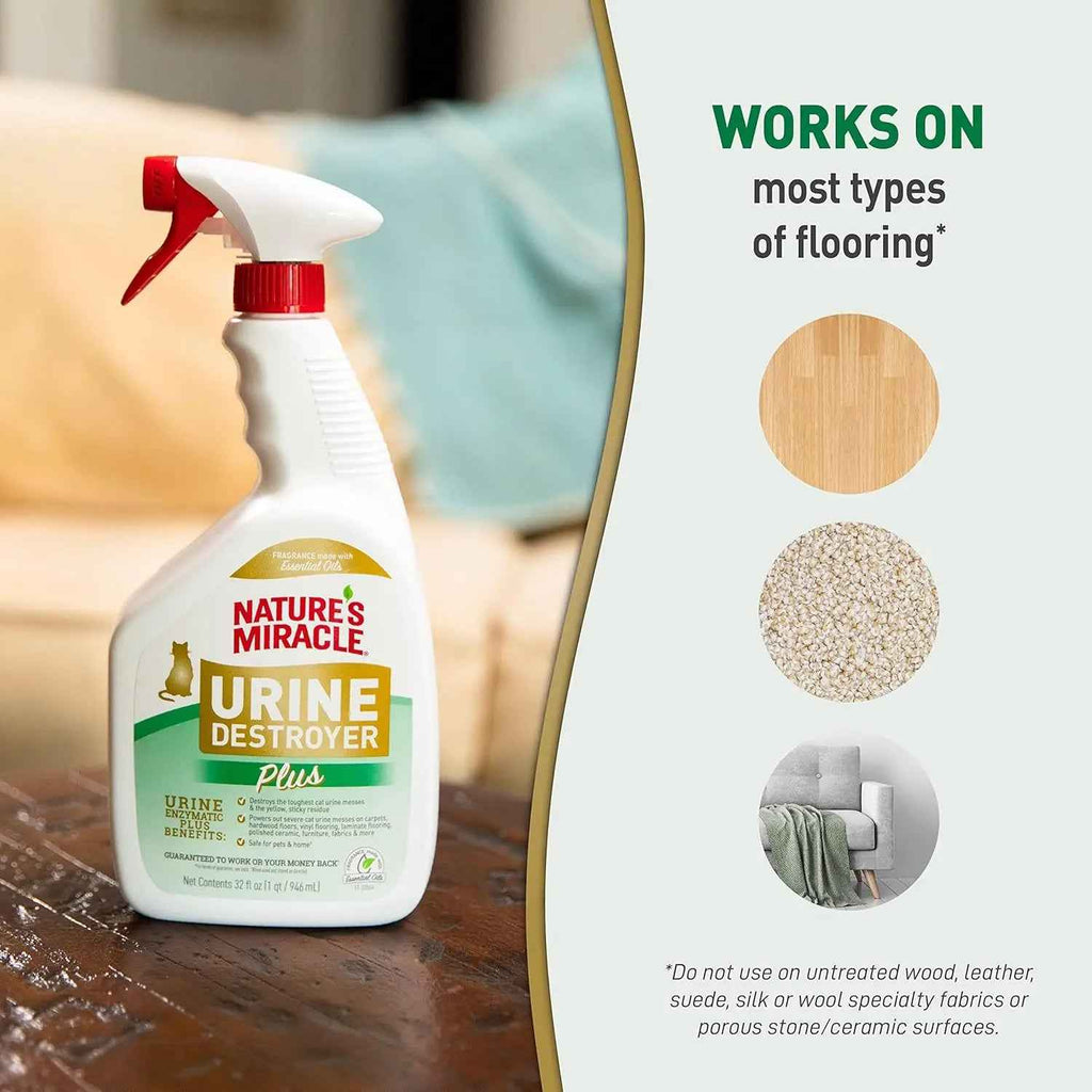 Nature's Miracle Urine Destroyer Plus Cat, 32 oz