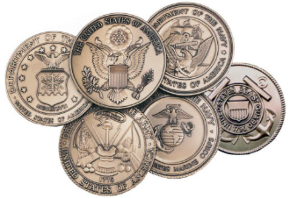 Navy Service Medallion, Brass Navy Medallion