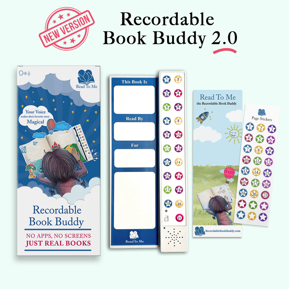 NEW! Recordable Book Buddy 2.0