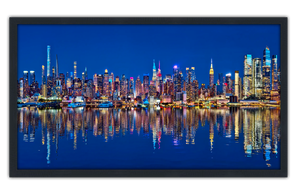 Professionally Framed New York City Skyline High-Resolution Panoramic Photo 12x22 Wall Art