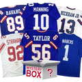 Autographed/Signed New York Football Jersey Mystery Box with PSA JSA or Beckett COA