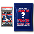 New York Giants PSA 10 Graded Rookie Card Mystery Pack