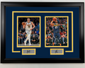 Framed Nikola Jokic & Jamal Murray Denver Nuggets 17x23 Dual Basketball Photo