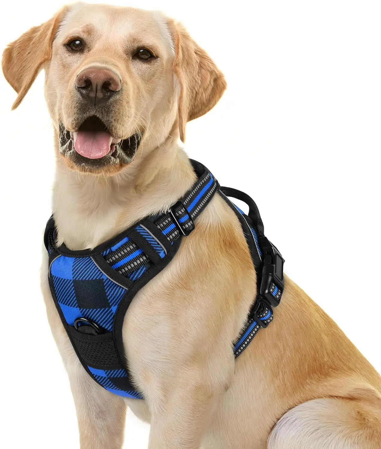 No-Pull Reflective Dog Harness, Heavy-Duty Oxford, Adjustable