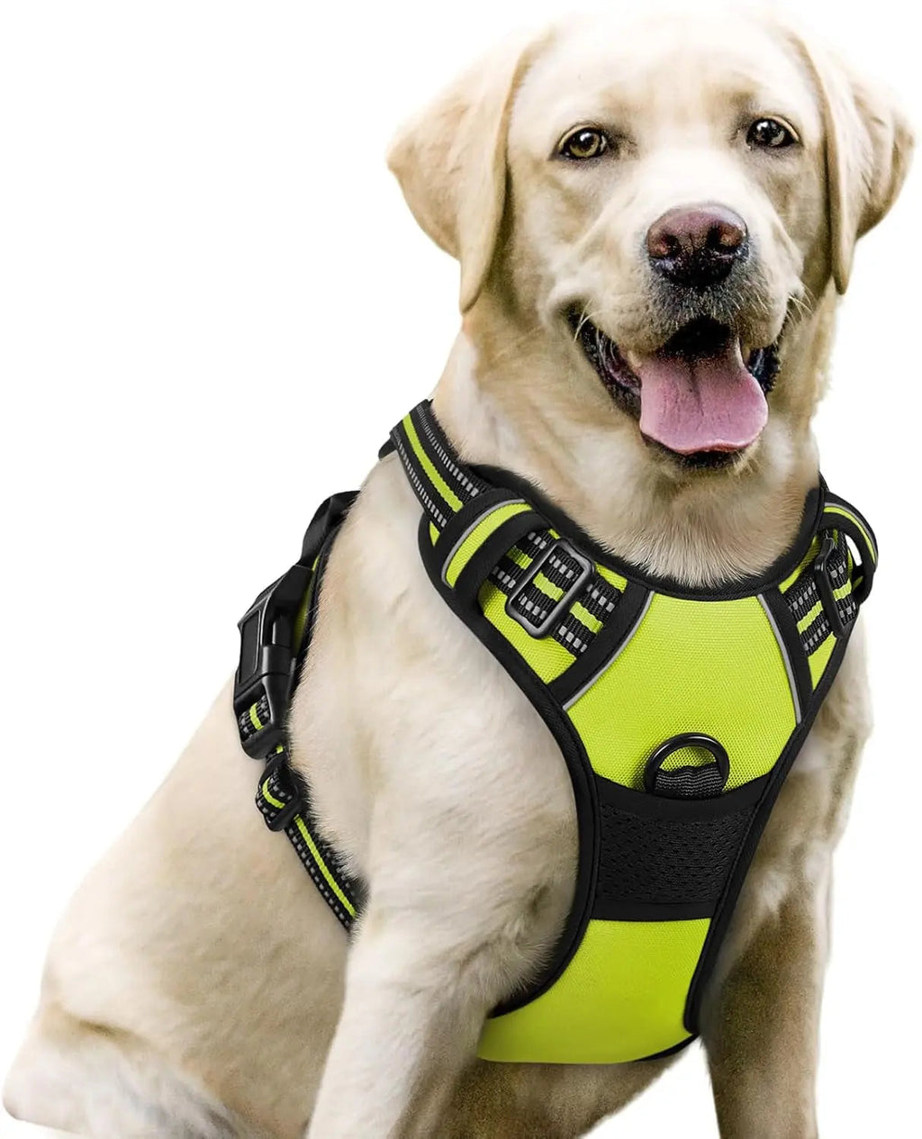 No-Pull Reflective Dog Harness, Heavy-Duty Oxford, Adjustable