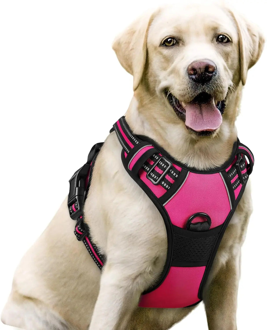 No-Pull Reflective Dog Harness, Heavy-Duty Oxford, Adjustable