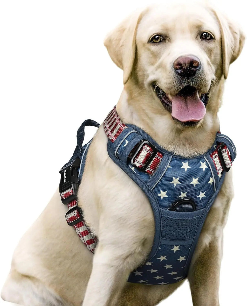 No-Pull Reflective Dog Harness, Heavy-Duty Oxford, Adjustable