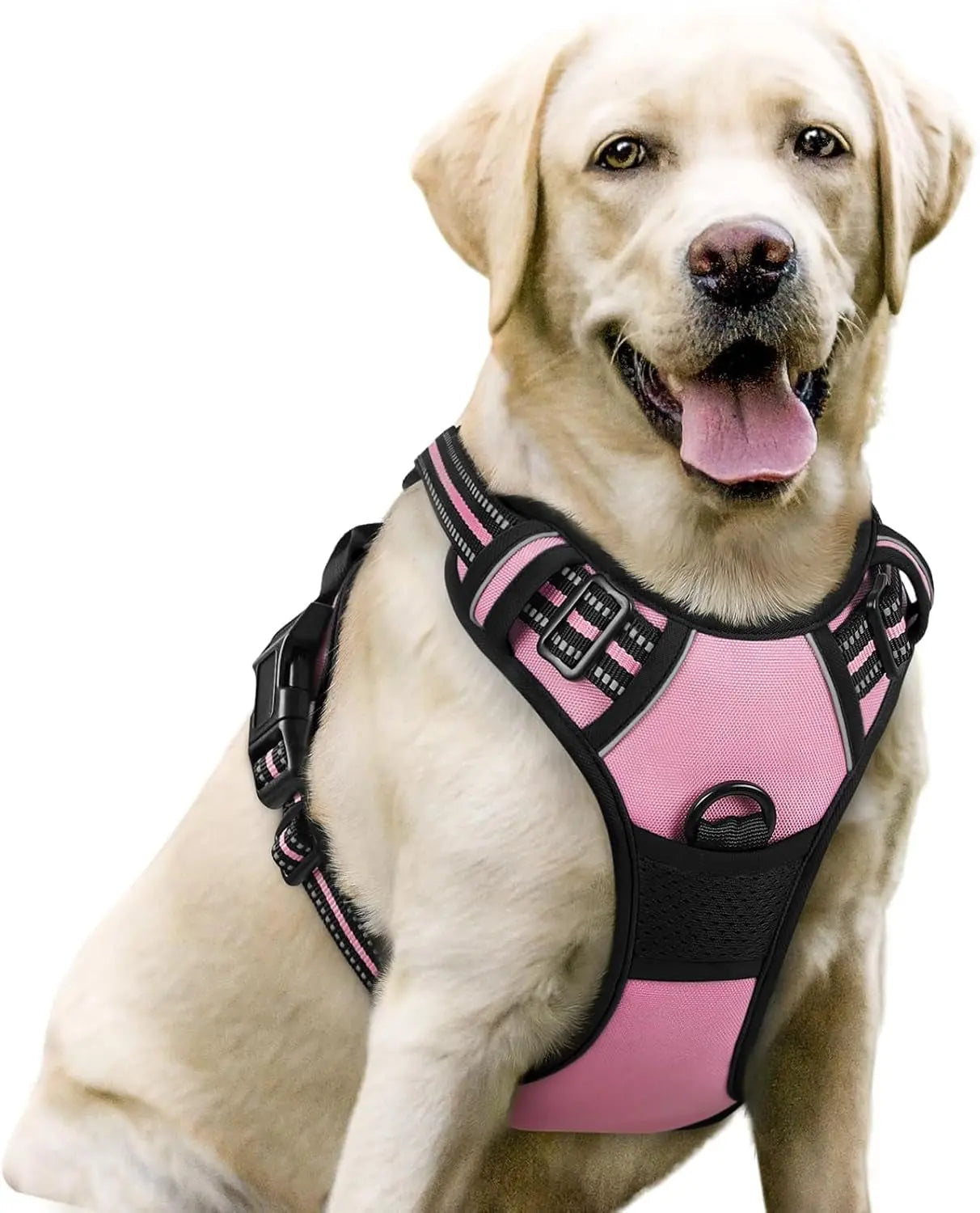 No-Pull Reflective Dog Harness, Heavy-Duty Oxford, Adjustable