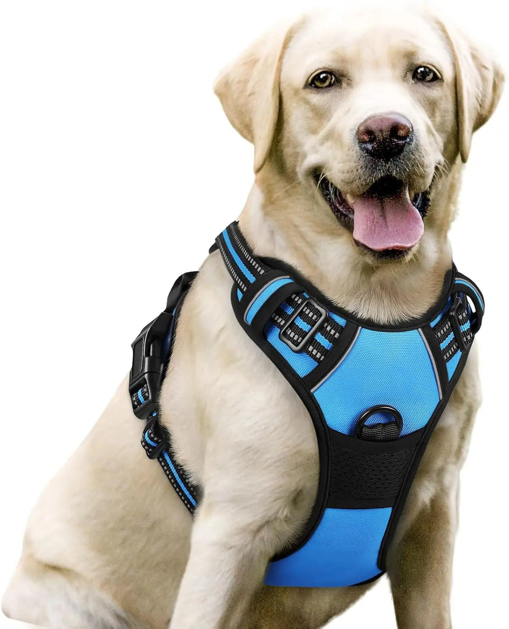 No-Pull Reflective Dog Harness, Heavy-Duty Oxford, Adjustable